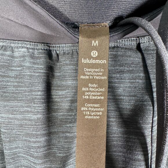 Lululemon Athletic Shorts Mens Medium 30x9 Blue Heather Lightweight Unlined - Picture 6 of 13